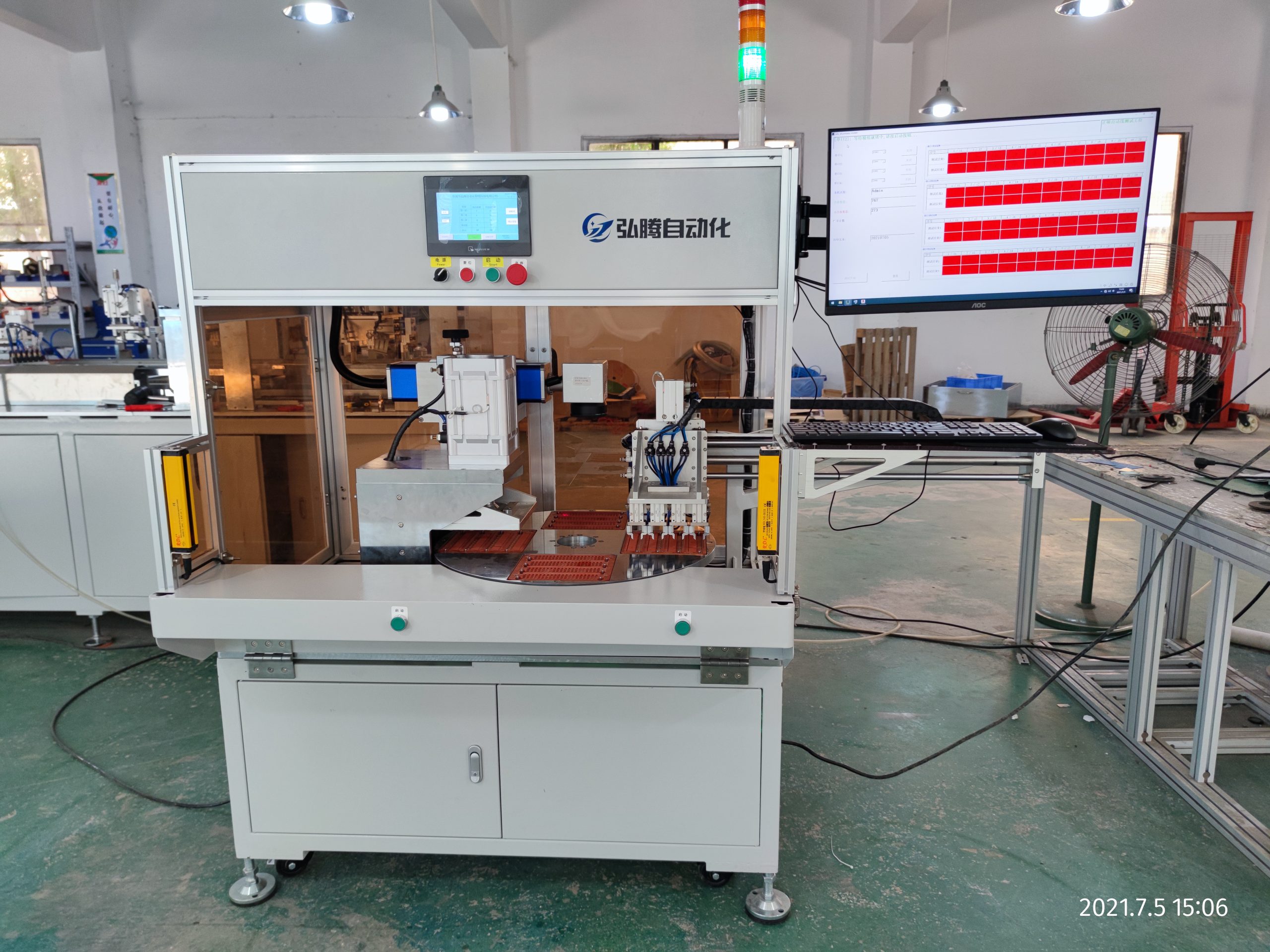 模組芯片測試打標機-東莞市弘騰自動化智能科技有限公司